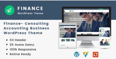 Finance Consulting, Accounting WordPress Theme