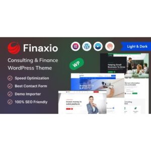 Finaxio Consulting & Finance WordPress Theme