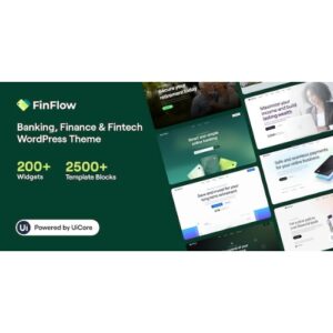 FinFlow Banking, Finance & Fintech WordPress Theme