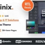 Finix - Technology & IT Solutions WordPress Theme + RTL Ready