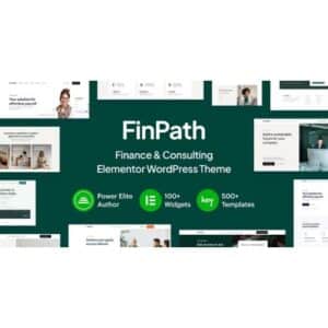 FinPath Finance & Consulting Elementor WordPress Theme