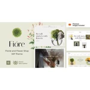Fiore Flower Shop Florist Ecommerce WordPress Theme