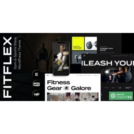 Fitflex gym & sports store wordpress theme