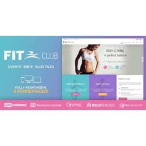 Fitness Club Health & Gym WordPress Theme