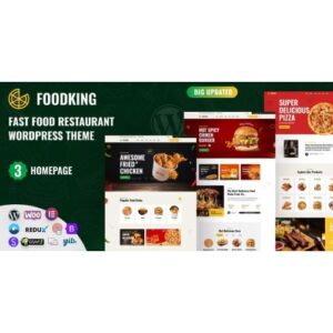 Foodking Fast Food Restaurant WordPress Theme