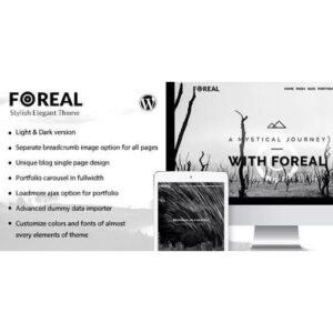 Foreal Director, Writer WordPress Theme