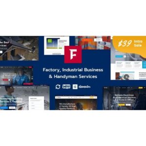Fortis Factory Industrial Business & Handyman Services WordPress Theme