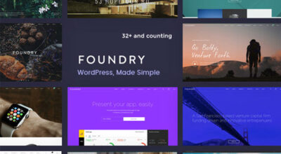 Foundry – Multipurpose, Multi Concept WP Theme