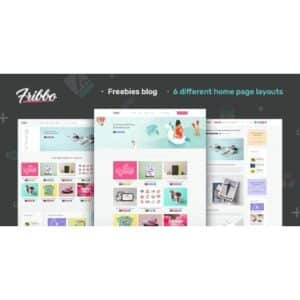 Fribbo Freebies Blog WordPress Theme