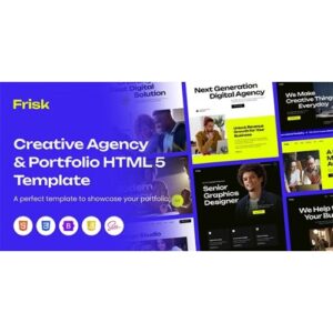 Frisk Creative Agency & Portfolio Template