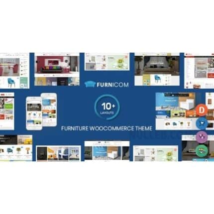 Furnicom - Furniture Store & Interior Design WordPress WooCommerce Theme (10+ Homepages Ready)