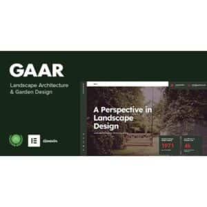 Gaar Landscape Architecture & Garden Design WordPress Theme