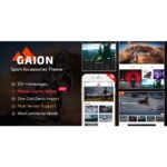 Gaion - Sport Accessories Shop WordPress WooCommerce Theme (Mobile Layout Ready)