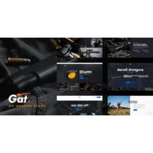 Gat Gun & Weapon Store WordPress Theme