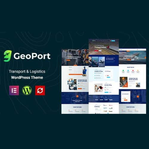 Geoport – Transport & Logistics WordPress Theme Geoport – Transport & Logistics WordPress Theme - Image 1