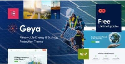 Geya Renewable Energy & Ecology Protection WordPress Theme