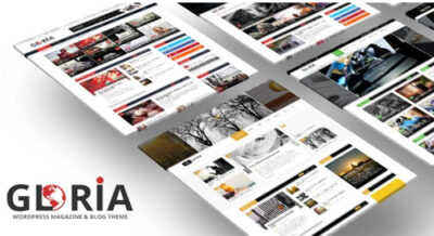 Gloria – Multiple Concepts Blog Magazine WordPress Theme