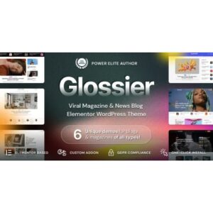 Glossier Newspaper & Viral Magazine WordPress Theme