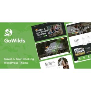 Gowilds Travel & Tour Booking WordPress Theme