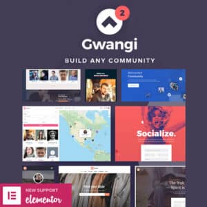 Gwangi – PRO Multi Purpose Membership, Social Network & BuddyPress Community Theme