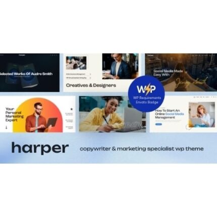Harper - Copywriter & Marketing Specialist WordPress Theme