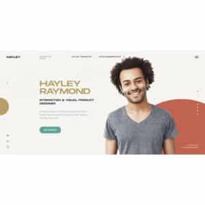 Hayley Personal CV/Resume WordPress Theme
