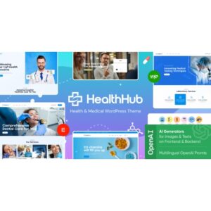 HealthHub Health & Medical WordPress Theme