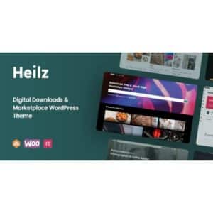 Heilz Digital Downloads & Marketplace WordPress Theme