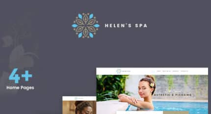 Helen’s Spa – Beauty Spa, Health Spa & Wellness WordPress Theme