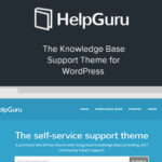 HelpGuru – A Self-Service Knowledge Base WordPress Theme