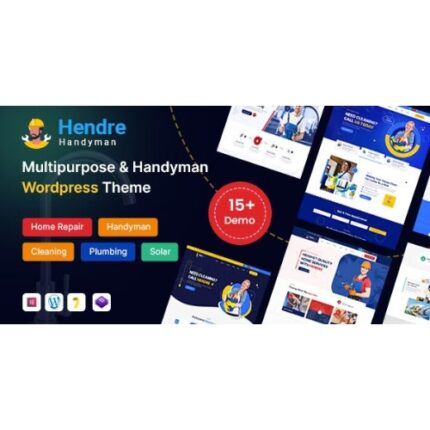Hendre - Repaire, Plumbing & Handyman Services WordPress Theme