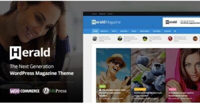 Herald Newspaper & News Portal WordPress Theme