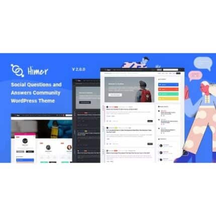 Himer - Social Questions and Answers WordPress Theme