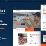Homefort - Air Conditioning & Heating WordPress Theme + RTL