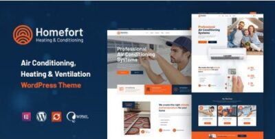 Homefort Air Conditioning & Heating WordPress Theme + RTL