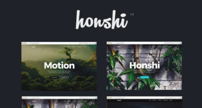 Honshi – WordPress Simple Portfolio Theme