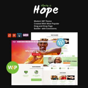 Hope | Non Profit, Charity & Donations WordPress Theme + RTL