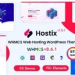 Hostix - Hosting WHMCS WordPress Theme