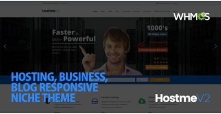 Hostme v2 - Responsive WordPress Theme