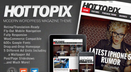 Hot Topix – Modern WordPress Magazine Theme