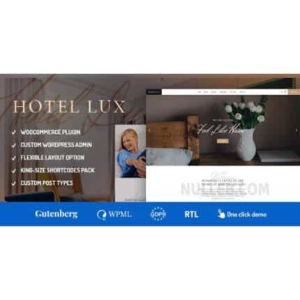 Hotel Lux - Resort & SPA WordPress Theme