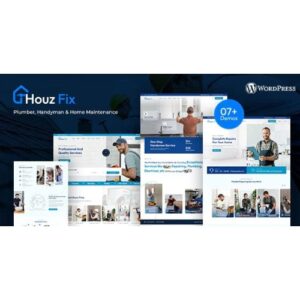 HouzFix Plumber, Handyman Services WordPress Theme