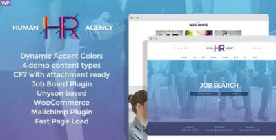 HR Human Consult Searching & Recruiting WordPress Theme