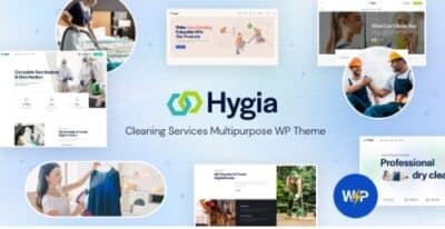 Hygia Cleaning Services Multipurpose WordPress Theme