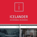 Icelander – Accessible Business Portfolio & WooCommerce WordPress Theme