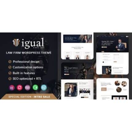 Igual - Law Firm WordPress Theme