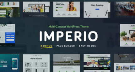 Imperio – Business, E-Commerce, Portfolio & Photography WordPress Theme