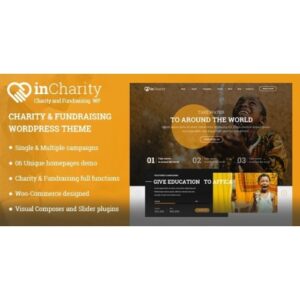InCharity | Fundraising, Non profit organization WordPress Theme