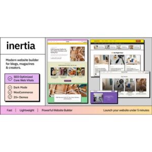Inertia Multipurpose Blog & Magazine WordPress Theme