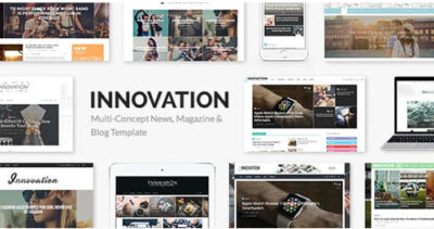 Innovation: Multi Concept News, Magazine & Blog Theme